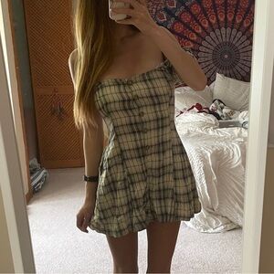 Urban Outfitters Plaid Romper